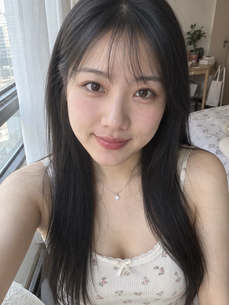 纯欲轻氧妆后（AI 生成效果示意）