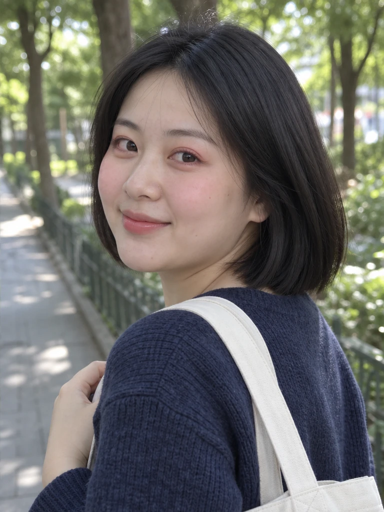 日系清透妆后（AI 生成效果示意）